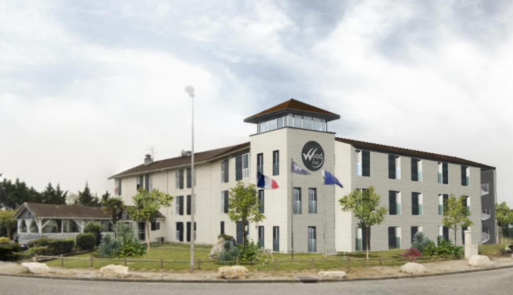 Mérignac Hotel Wood Inn Bordeaux Aeroport מראה חיצוני תמונה